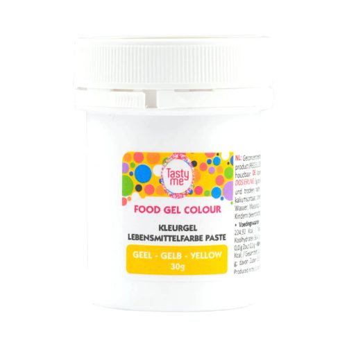 Tasty Me gluténmentes ételfesték gél 30g - sárga