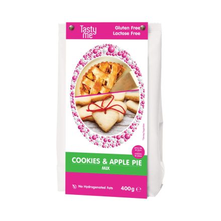 Tasty me glutén- és laktózmentes almáspite&keksz mix 400g
