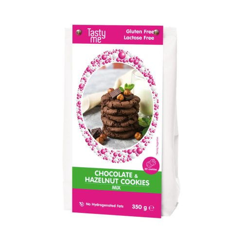   Tasty Me glutén- és laktózmentes csokis mogyorós keksz mix 350g