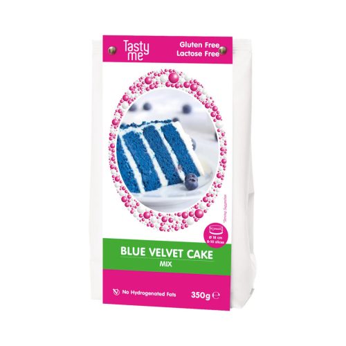   Tasty Me glutén- és laktózmentes kék bársonytorta mix 350g