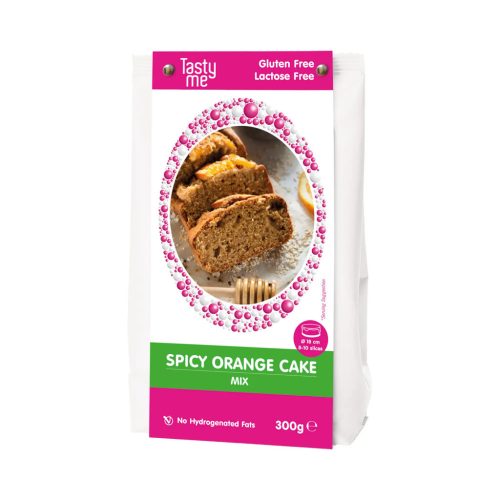   Tasty Me glutén- és laktózmentes fűszeres narancsos torta mix 300g
