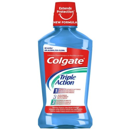 Colgate szájvíz 500 ml Triple Action Zero Alcohol