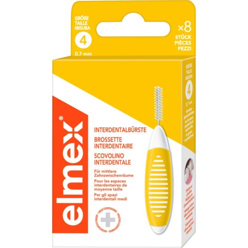 Elmex fogköztisztító kefe 8 db 0,7 mm