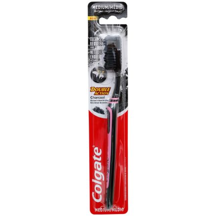 Colgate fogkefe Double Action Charcoal Medium