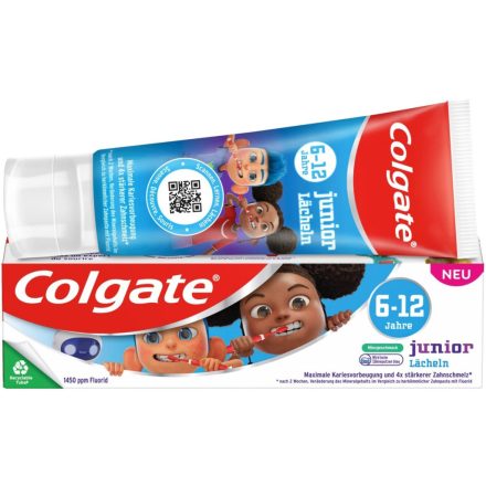 Colgate fogkrém junior 75 ml 6-12 Lacheln Minze/Smile Menta