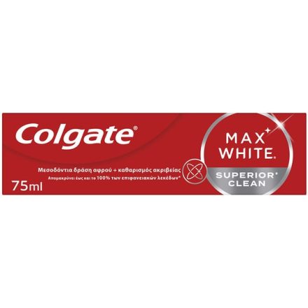 Colgate fogkrém 75 ml Max White Superior Clean/Pulizia