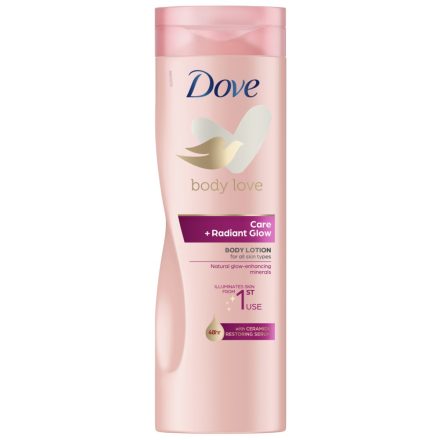 Dove testápoló 400 ml Body Love Care+Radiant Glow