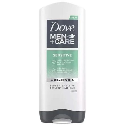 Dove tusfürdő férfi 400 ml Men+Care Sensitive