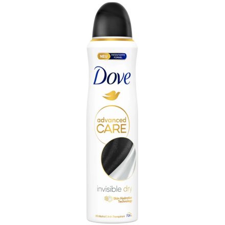 Dove dezodor 150 ml Invisible Dry 0% Alcohol