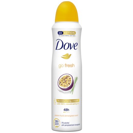 Dove dezodor 150 ml Go Fresh Passion Fruit&Lemongrass Scent 0% Alcohol