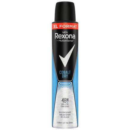 Rexona dezodor férfi 200 ml Cobalt Dry 0% Alkohol