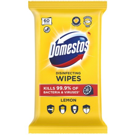 Domestos törlőkendő 60 db Lemon