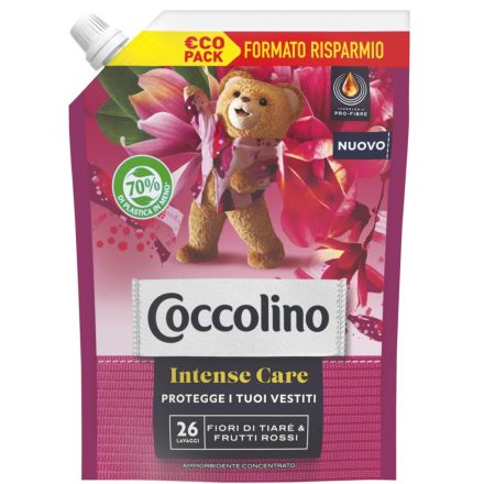 Coccolino öblítő koncentrátum utántöltő 26 mosás 600 ml Fiori di Tiaré&Frutti Ro