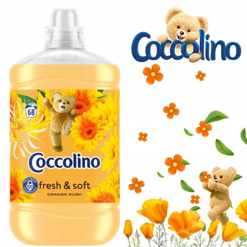 Coccolino öblítő koncentrátum 68 mosás 1,7 l Orange Rush