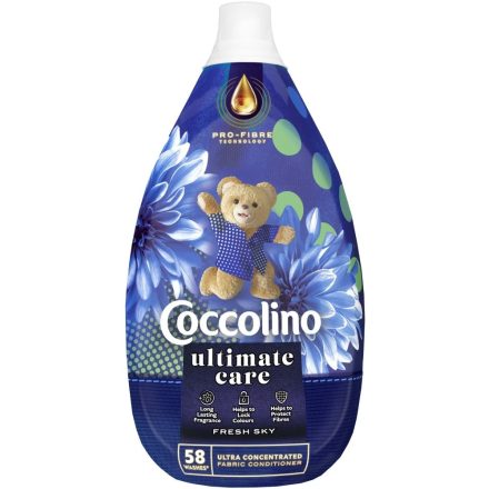 Coccolino öblítő koncentrátum 58 mosás 870 ml Fresh Sky
