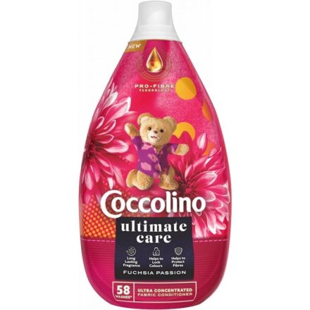 Coccolino öblítő koncentrátum 58 mosás 870 ml Fuchsia Passion
