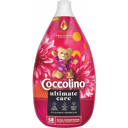 Coccolino öblítő koncentrátum 58 mosás 870 ml Fuchsia Passion