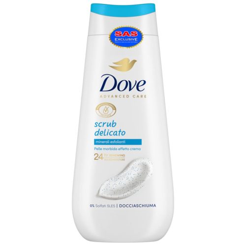 Dove tusfürdő 225 ml Gentle Scrub/Delicato Scrub