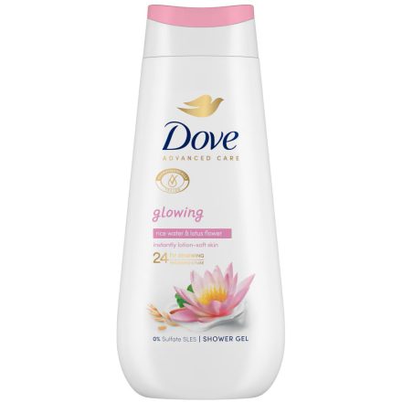 Dove tusfürdő 225 ml Glowing Rice water&lotus flower