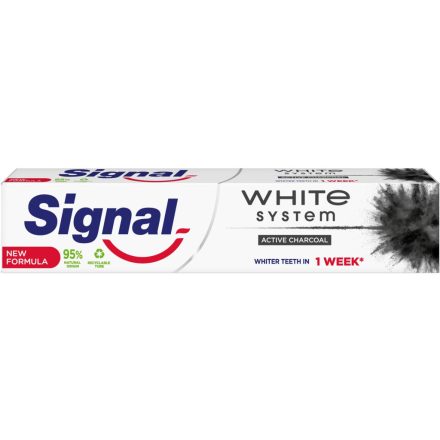 Signal fogkrém 75 ml White System Aktív Szén