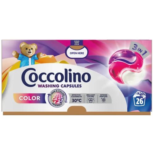 Coccolino folyékony kapszula 26 mosás 26 db Color