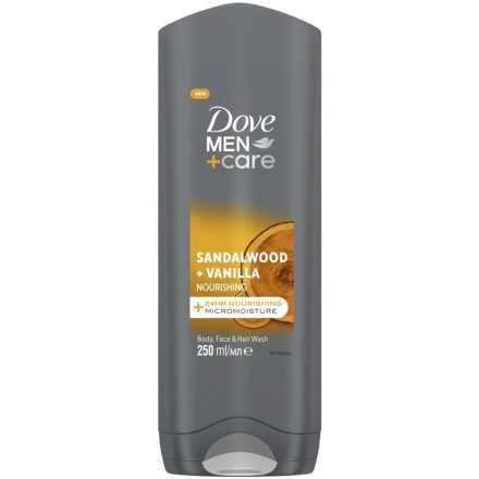 Dove tusfürdő férfi 250 ml Men+Care Sandalwood+Vanilla