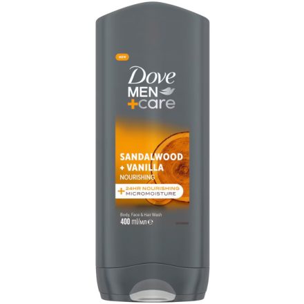 Dove tusfürdő férfi 400 ml Men+Care Sandalwood+Vanilla