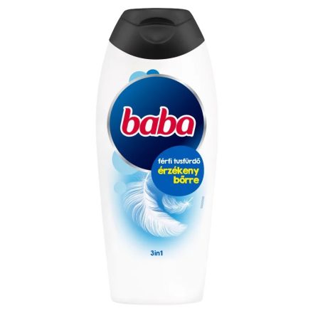 Baba tusfürdő férfi 400 ml Érzékeny bőrre