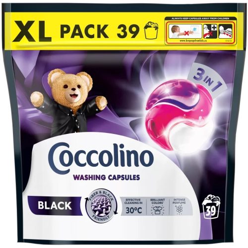 Coccolino folyékony kapszula 39 mosás 39 db Black