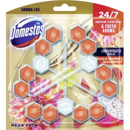 Domestos wc illatosító 3x55 g Aroma Lux Dahlia Flower&Dragonfruit