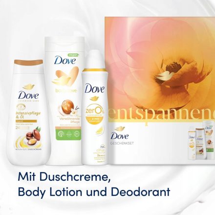Dove ajándékcsomag Entspannend Intensive tusfürdő 225ml+Shea Butter testápoló 40