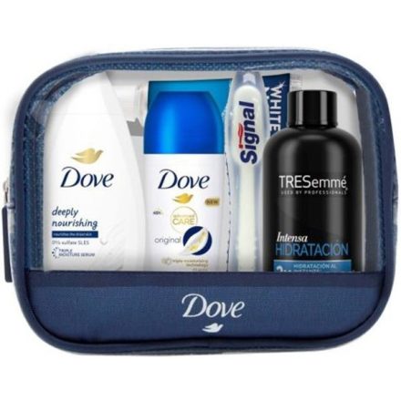 Dove neszeszer Mini Tresemme samp.100ml+tusf.55ml+roll 50ml+Signal 14ml+fogkefe
