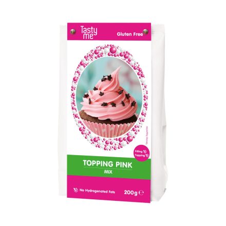 Tasty me gluténmentes világos rózsaszín tortakrém mix 200g