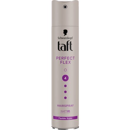 Taft hajlakk 250 ml Ezüst Perfect Flex 4