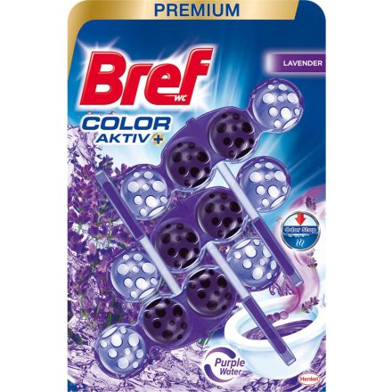 Bref wc illatosító 3x50 g Blue Aktiv Purple Aktív Lavander