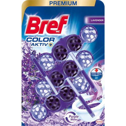   Bref wc illatosító 3x50 g Blue Aktiv Purple Aktív Lavander