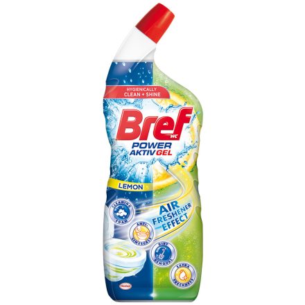 Bref wc tisztító gél 700 ml Power Aktiv Lemon