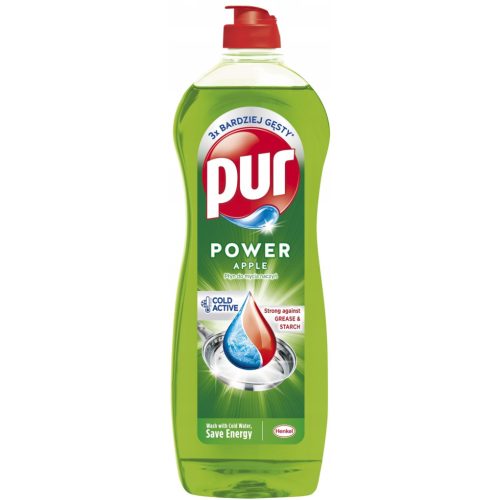 Pur folyékony mosogatószer 750 ml Power Apple