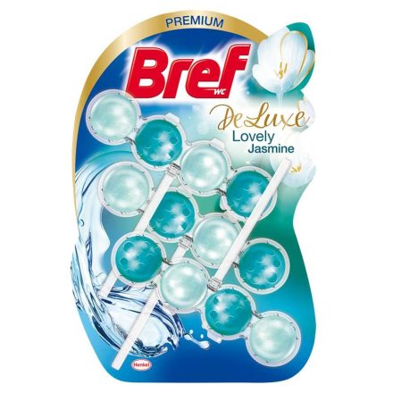 Bref wc illatosító 3x50 g De Luxe Lovely Jasmine