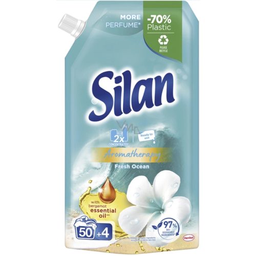   Silan öblítő koncentrátum utántöltő 54mosás 594 ml Fresh Ocean