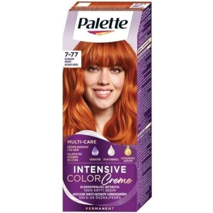 Palette krémhajfesték 2x50ml Intensive Color Cream Intenzív Vörös 7-77