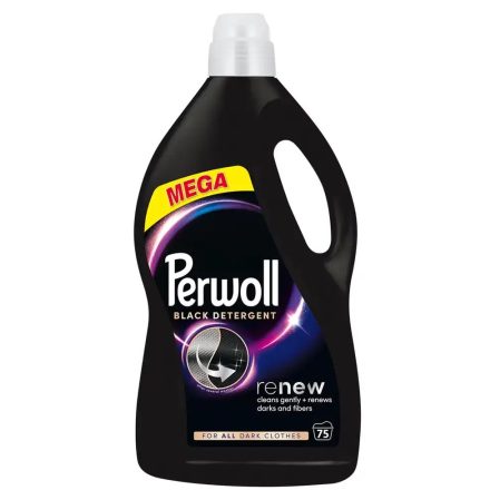 Perwoll folyékony mosószer 75 mosás 3,75 l Renew Black