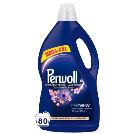 Perwoll folyékony mosószer 80 mosás 4 l Dark Bloom