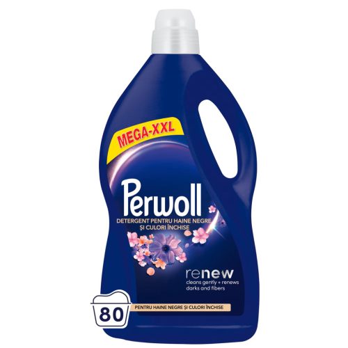 Perwoll folyékony mosószer 80 mosás 4 l Dark Bloom