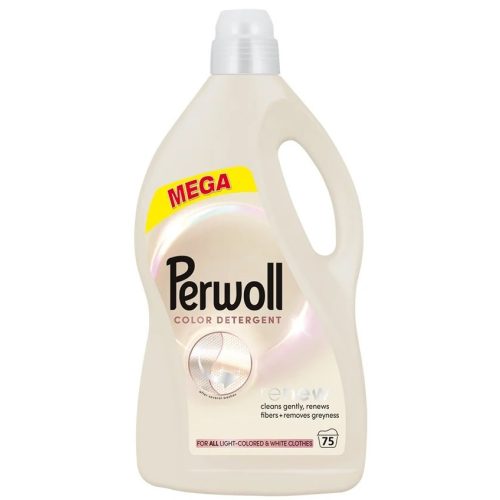   Perwoll folyékony mosószer 75 mosás 3,75 l Renew Light Color