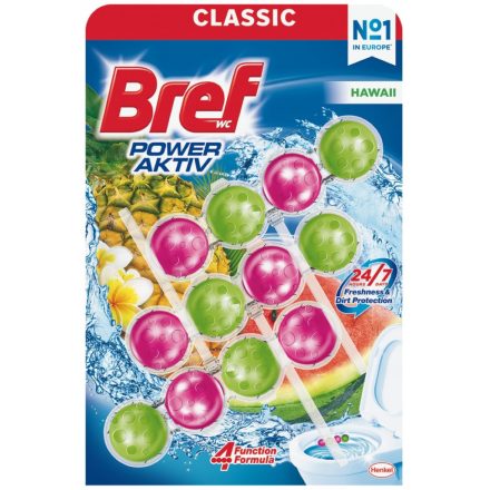Bref wc illatosító 3x50 g Power Aktív Hawaii
