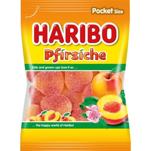 HARIBO Pfirsiche 100g (30 db/#, 420 db/sor)
