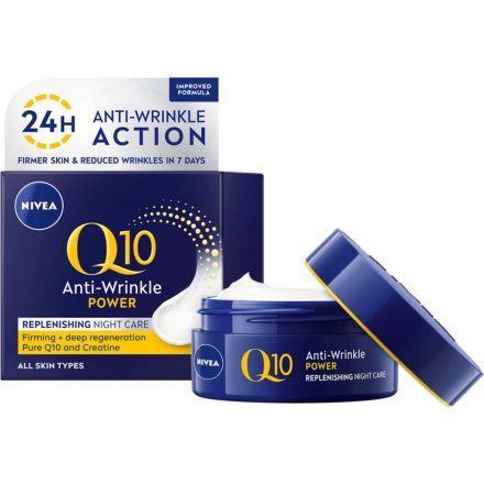 Nivea arckrém tégelyes 50 ml Q10 Power Anti-Wrinkle éjszakai