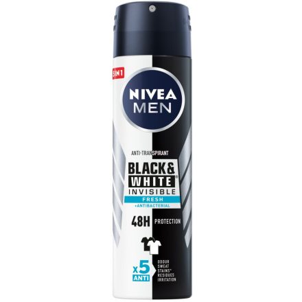 Nivea dezodor férfi 150 ml Invisible B&W Fresh