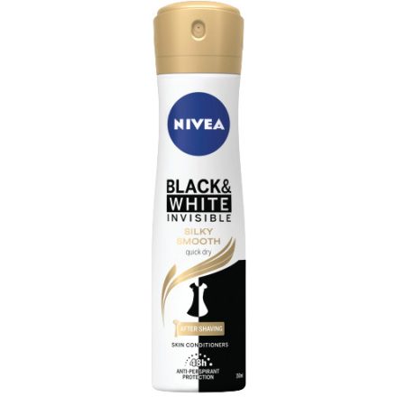 Nivea dezodor 150 ml Invisible B&W Silk Smooth